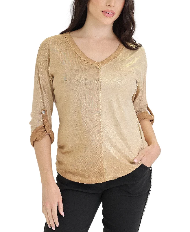 Fashionable Comfort Shimmer Top