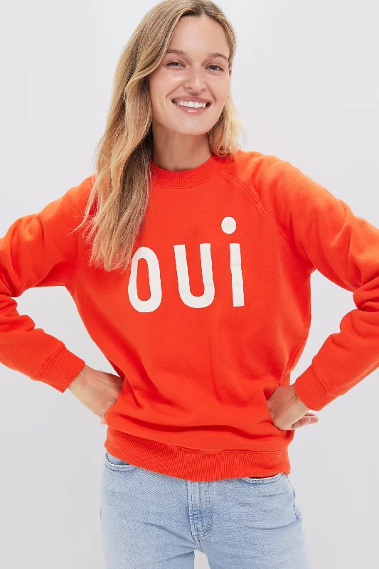 Warm Winter Series Blood Orange Oui Sweatshirt