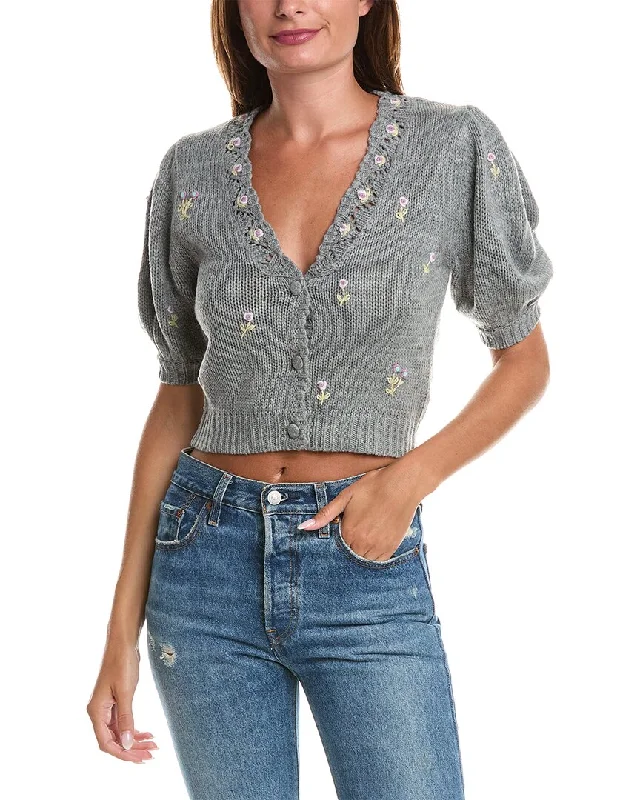 Soft Comfort Saltwater Luxe Embroidered Cardigan