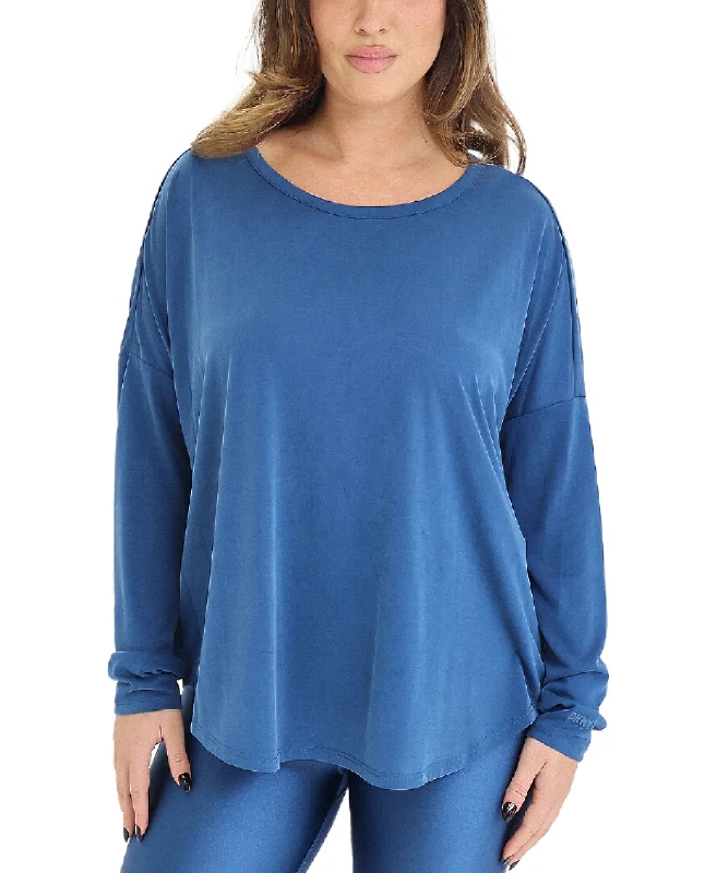 French Style Jersey Open Back Top