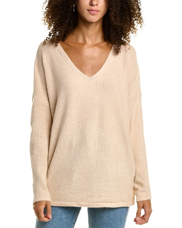 Classic Comfort Joan Vass Dropped-Shoulder Sweater