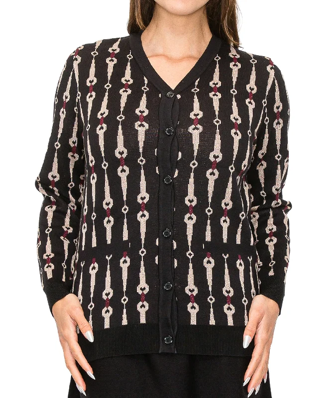Romantic Data Cardigan Sweater