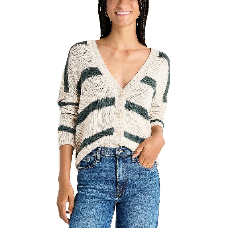 Relaxed Tops Splendid Womens Kendall Wool Blend Striped Cardigan Sweater
