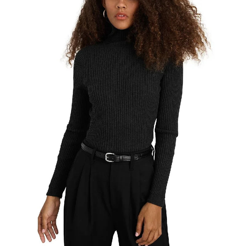 Sports Design Alex Mill Womens Cristy Long Sleeve Ribbed Mock Turtleneck Sweater