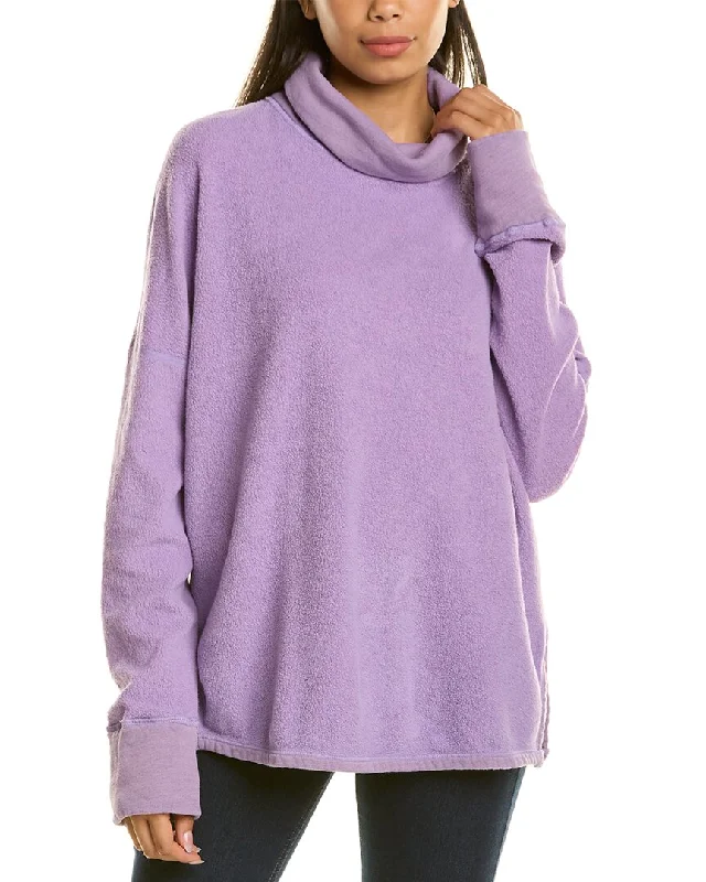 Comfortable Chic Michael Stars Meadow Reversible Turtleneck Pullover