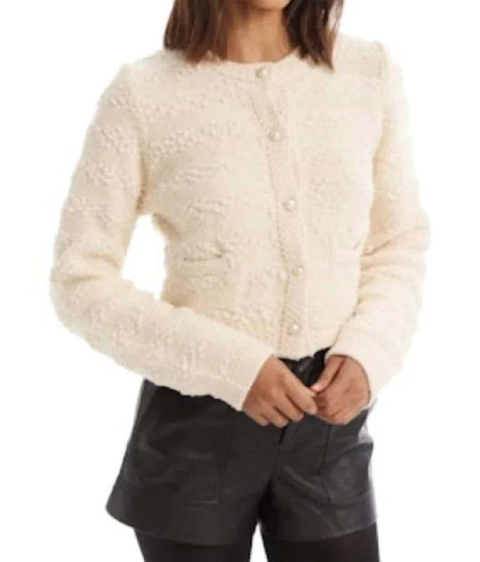 Age-reducing Style Lucy Cardigan In White
