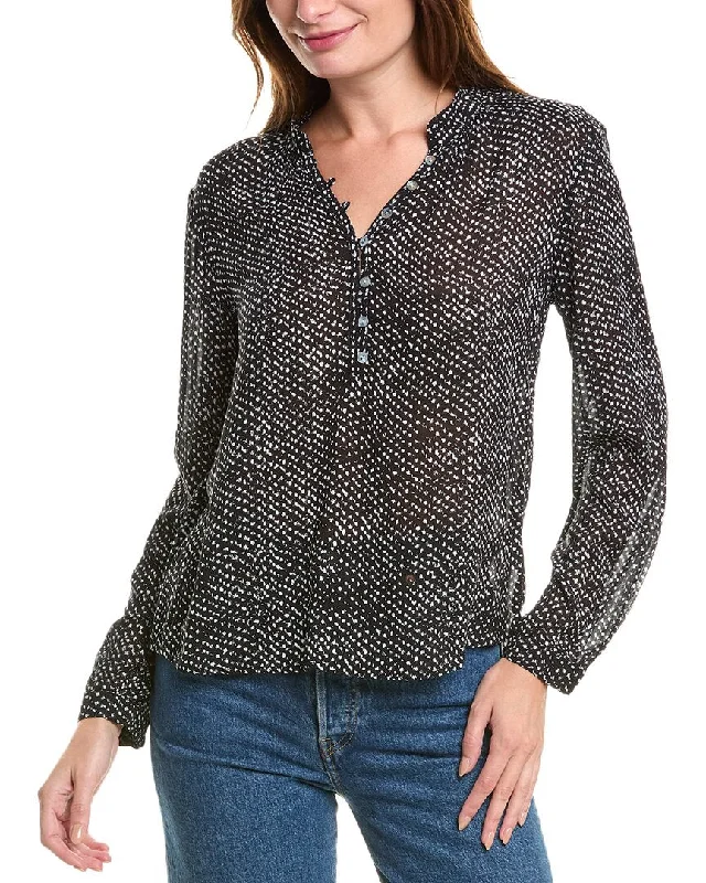 Fashionable In The Times Bella Dahl Half Placket Pullover