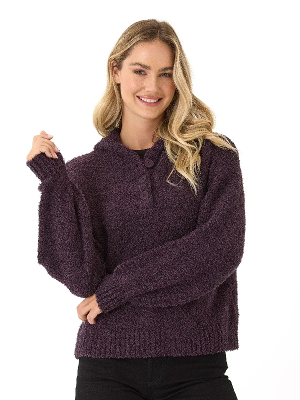 Sports Cool Tanisha Boucle Henley Hoodie