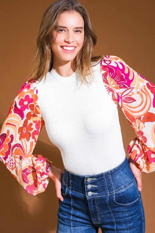 Simple Style MAJESTIC FLOW SWEATER WOVEN TOP