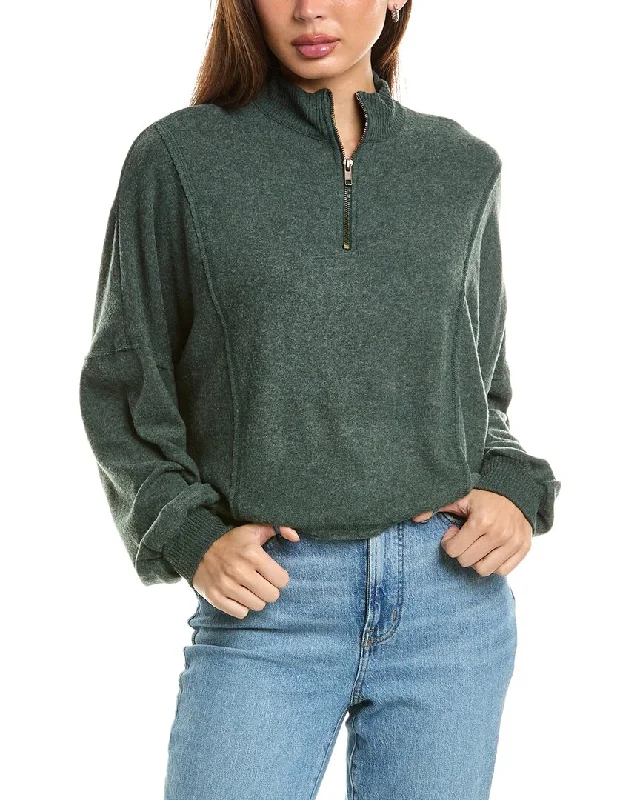 Trendy Items Project Social T Ada Cozy 1/2-Zip Sweater