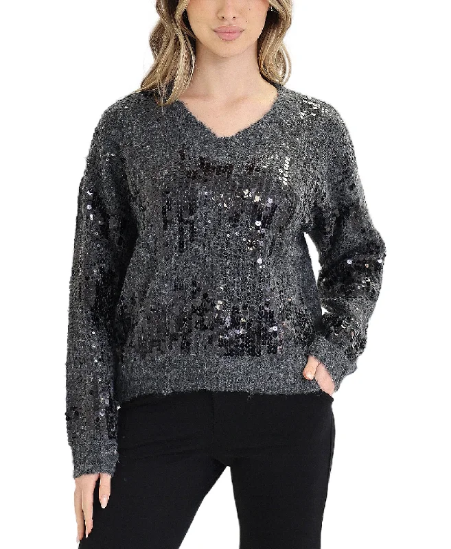 Casual Comfort Wear Sequin Sweater