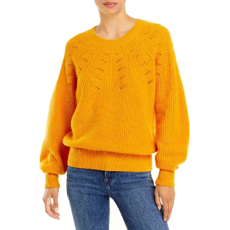 Exquisite Tailoring Private Label Womens Cashmere Cable Knit Pullover Sweater