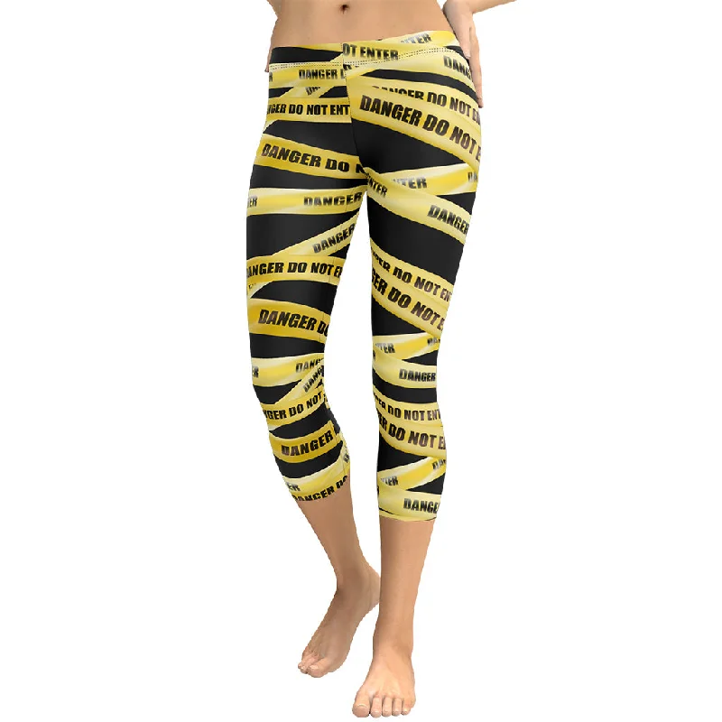 American Style Yellow Tape Capris