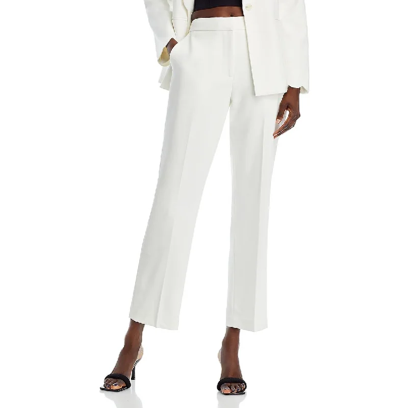 Comfortable down Tahari Womens Solid  Straight Leg Pants