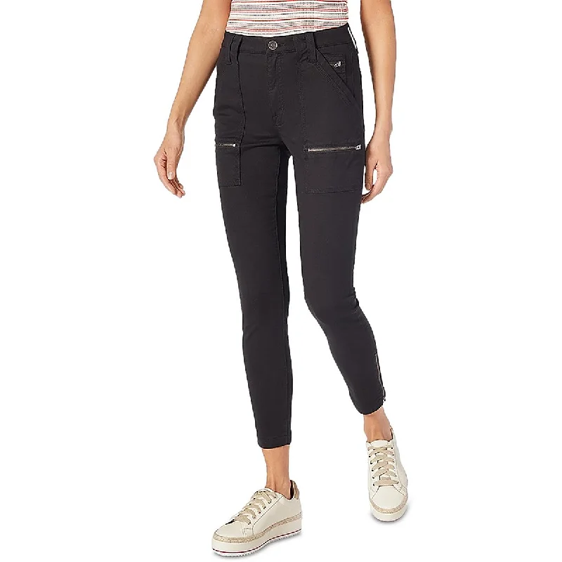 Classic Retro Joie Womens Park High Rise Zip Hem Skinny Pants