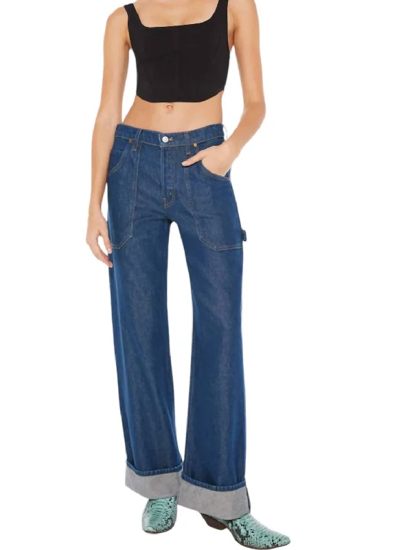 Minimal Classic The Smoothie Carpenter Sneak Denim Jeans In Clean Your Plate