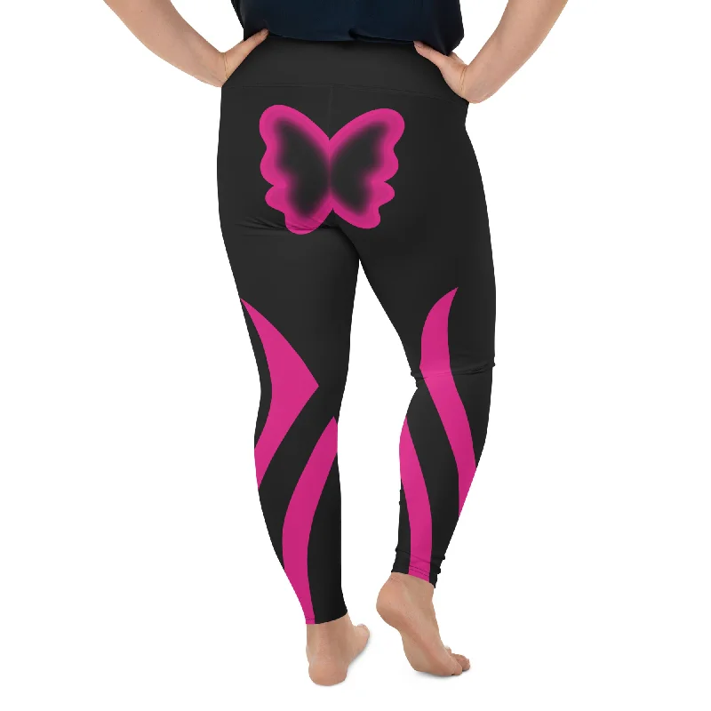 Goddess Outfit Butterfly Shaped Plus Size Leggings