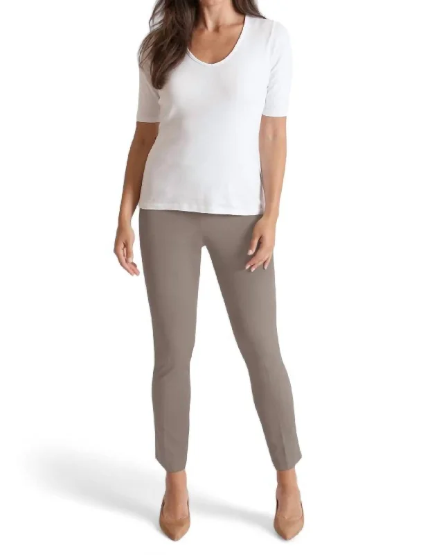 Personal Charm Lisa Pant In Stone