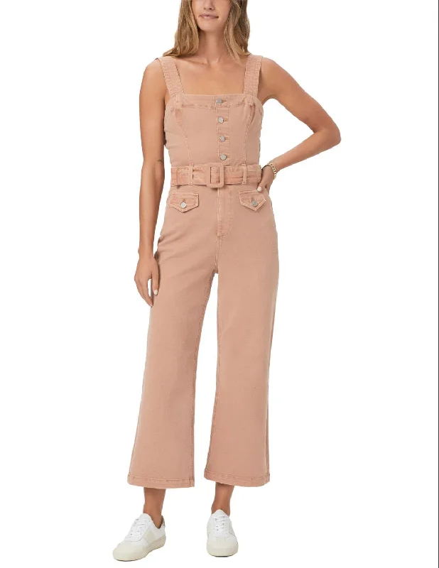 High Street Series Anessa Jumpsuit In Vintage Dried Rose