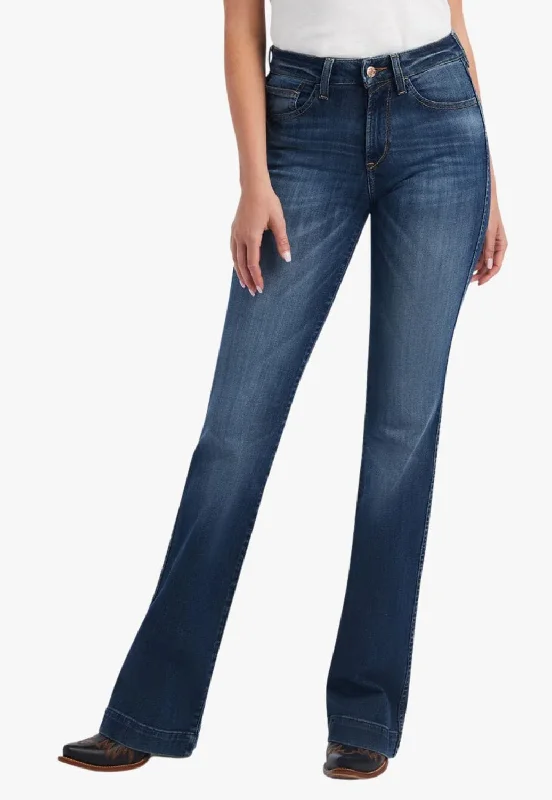 Comfortable Fashion Looks Ariat Womens McKenna High Rise Slim Leg Trouser Jean