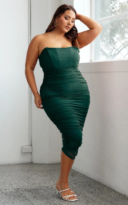 Relaxed Fashion Padma Dress - Emerald
