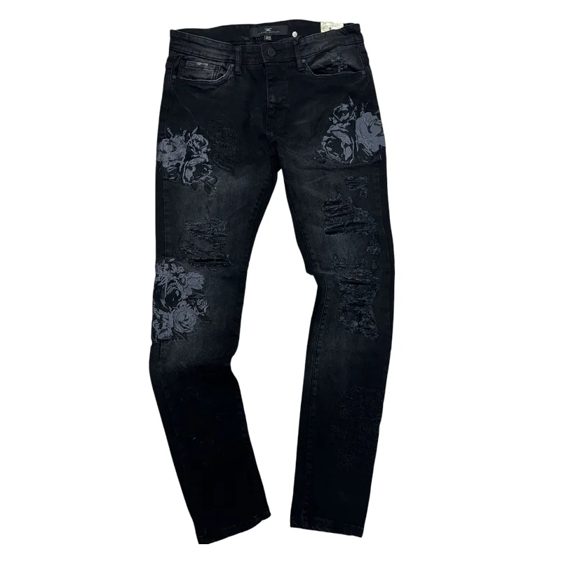 Basic Comfort JC Embod ripped Denim Black Shadow JS1211