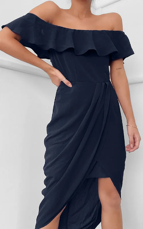 Relaxed Chic Melanie Dress - Navy