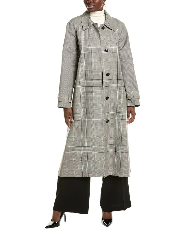 Fashion Innovation Lafayette 148 New York Outdoor Trench Coat