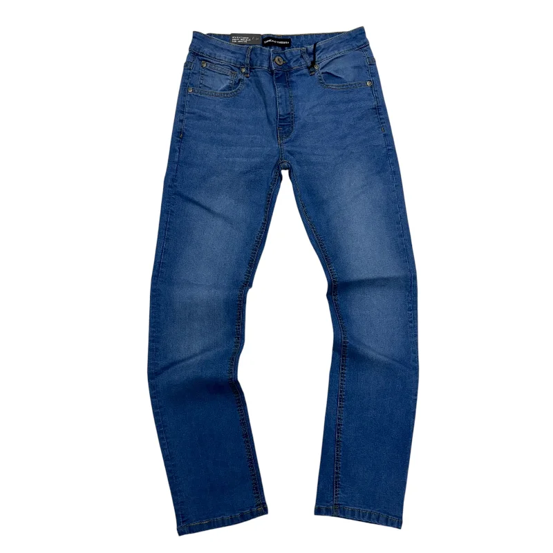 Effortless Wear Mischief Clean Plain Slim Denim MD Blue 50150