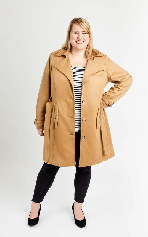 Comfortable And Casual Cashmerette Chilton Trench Coat