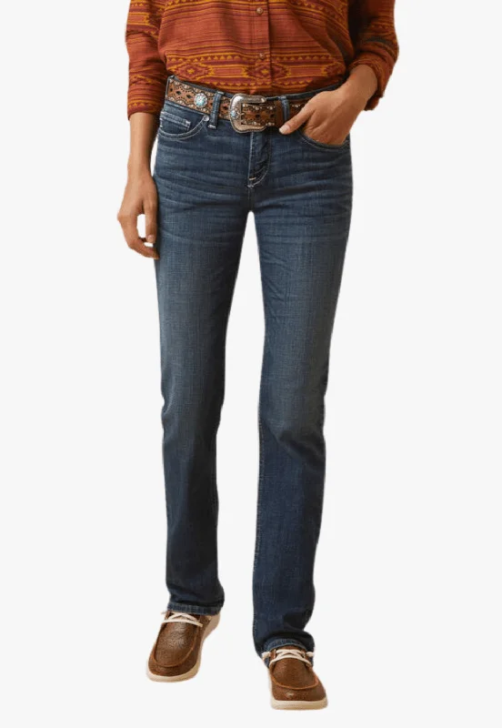 Stylish Wear Ariat Womens REAL Madyson Perfect Rise Straight Leg Jean