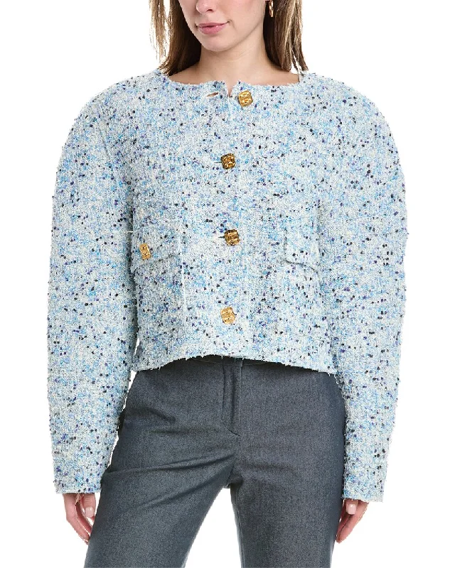 Comfortable And Cold-proof St. John Boucle Jacket