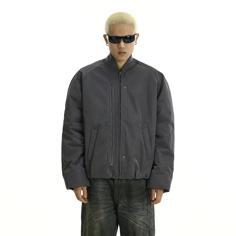 New Autumn And Winter Styles Insulated Zip-up Jacket