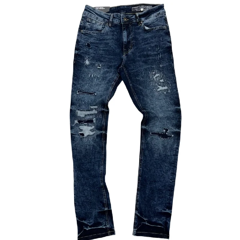 All-Day Wear Mischief Rip and repair Denim D Indgo   80348