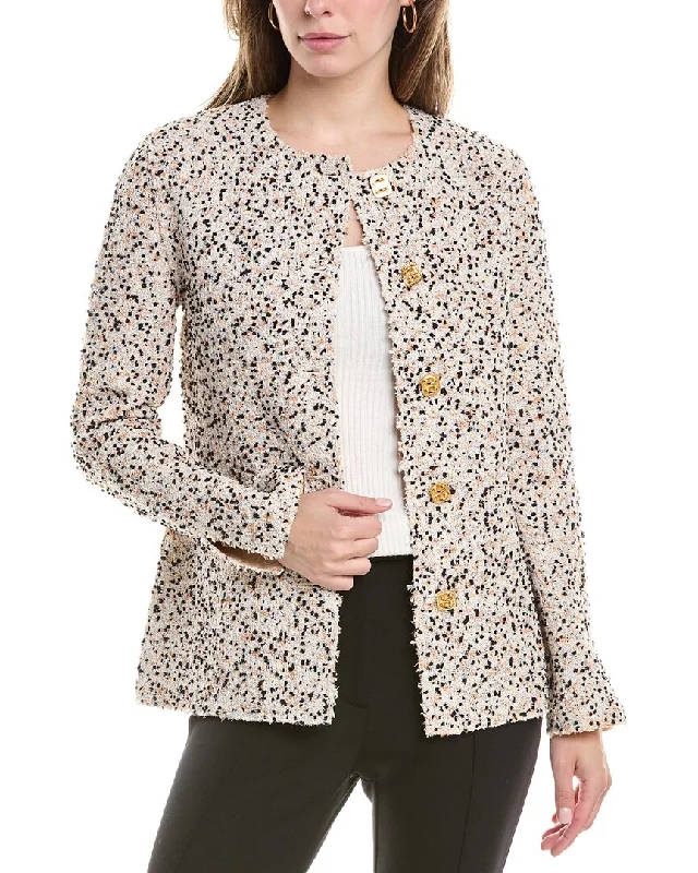Elegant And Charming St. John Tweed Jacket