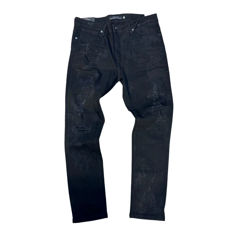 Summer Comfort Mischief Distress Denim Rich Jet black 3014 j