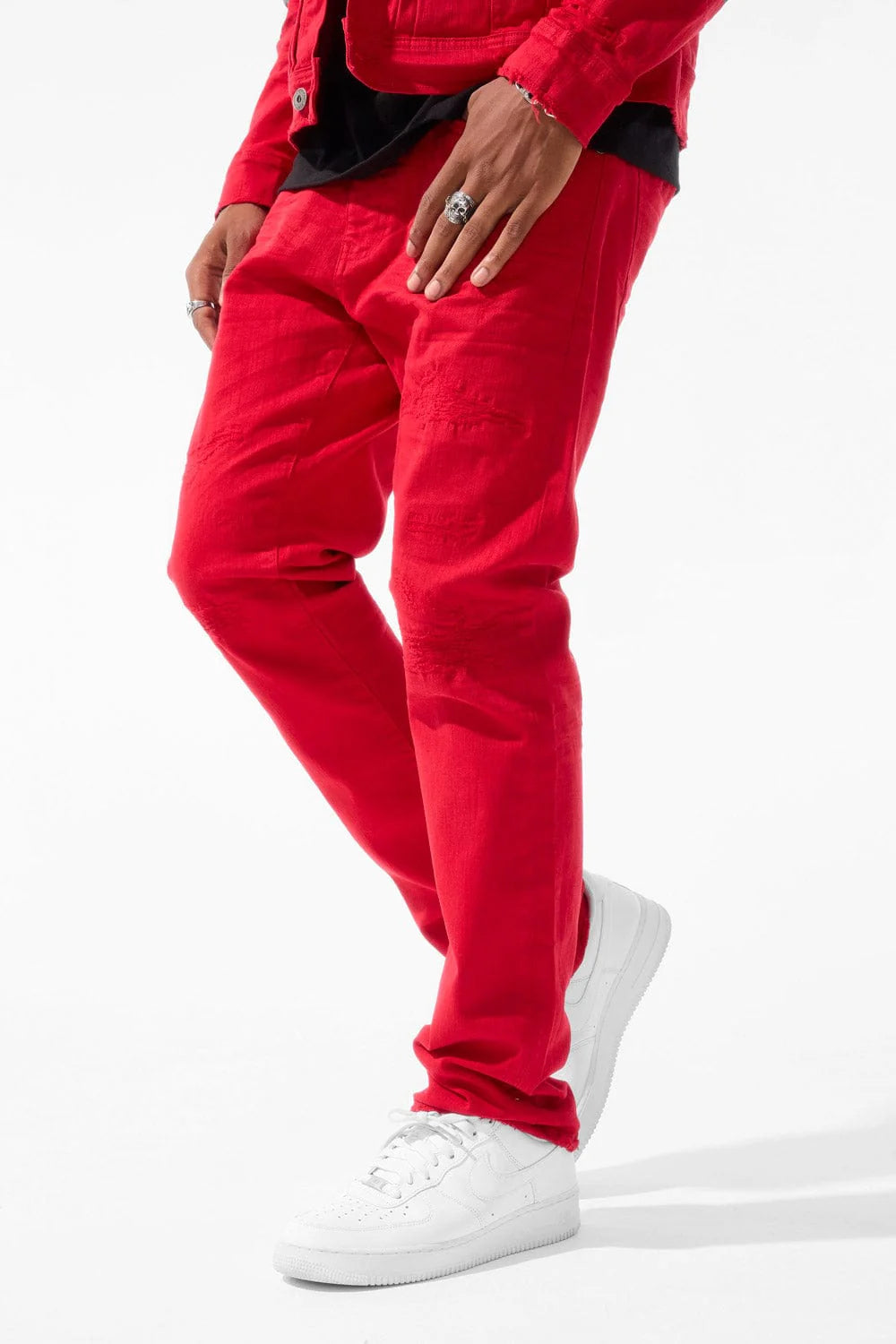 Relaxed Dresses JC Clean Slim fit Denim Red JS990R