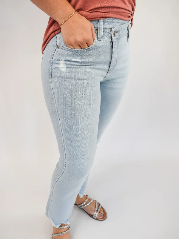 Cozy Knits KanCan High Rise Kick Flare Jeans