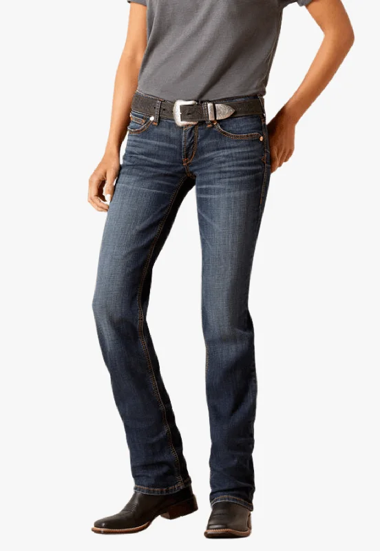 Comfortable Looks Ariat Womens REAL Charley Low Rise Straight Leg Jean
