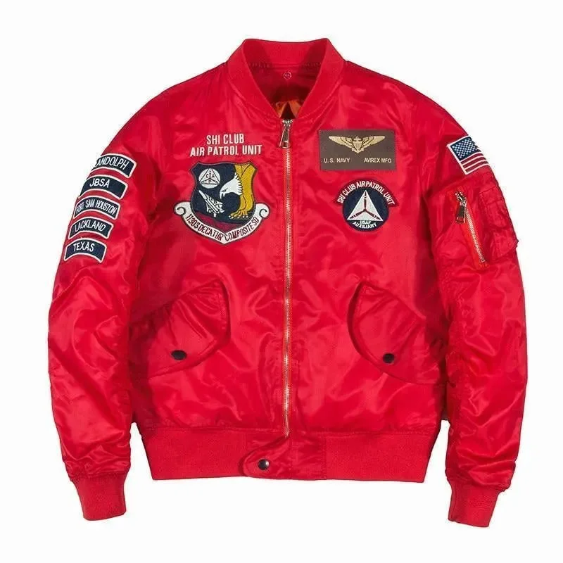 Retro Fashion Pilot Predator Bomber Jacket