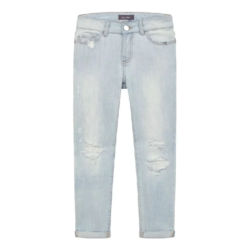 Easygoing Fashion Blue Harper Boyfriend Straight - Ross Distressed