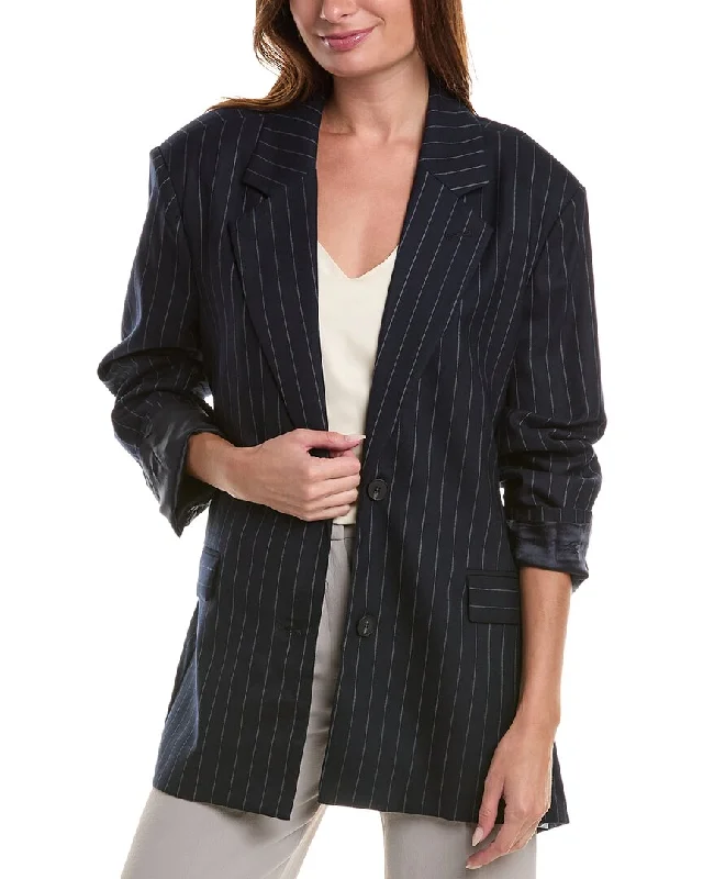 College Style Nicholas Nadia Wool-Blend Blazer