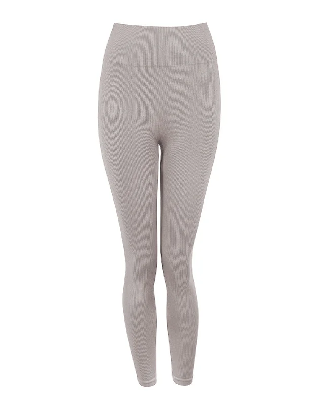 All-Day Style AWAKEN Ribbed Leggings | Taupe
