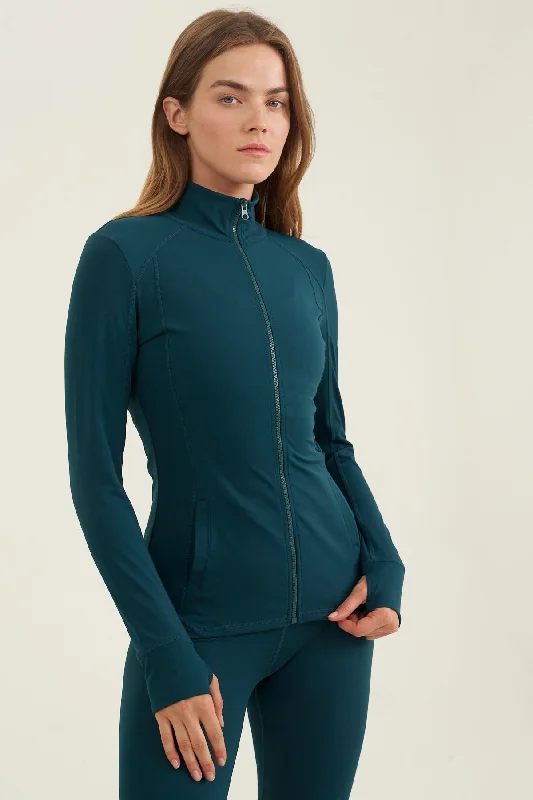 Simple Comfort RIBBED OLIVE JACKET