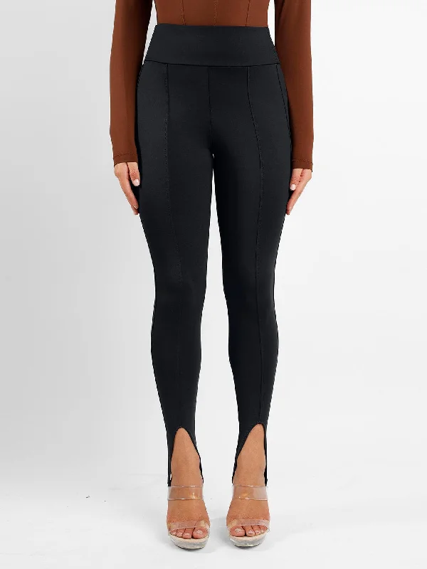 Design And Tailoring Shapewear In-Control High Rise Workout Stirrup Leggings