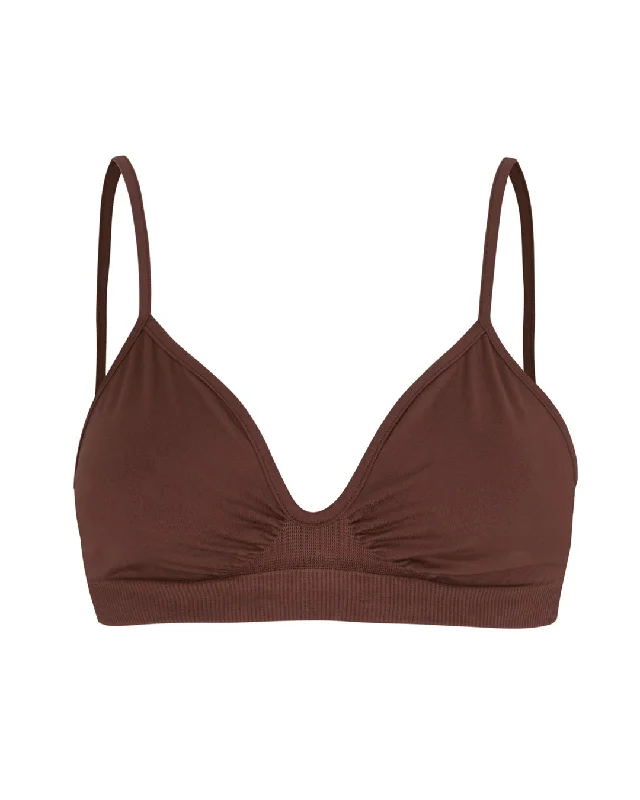 Cozy Apparel LIBERATED Bikini Bra Top | Maroon