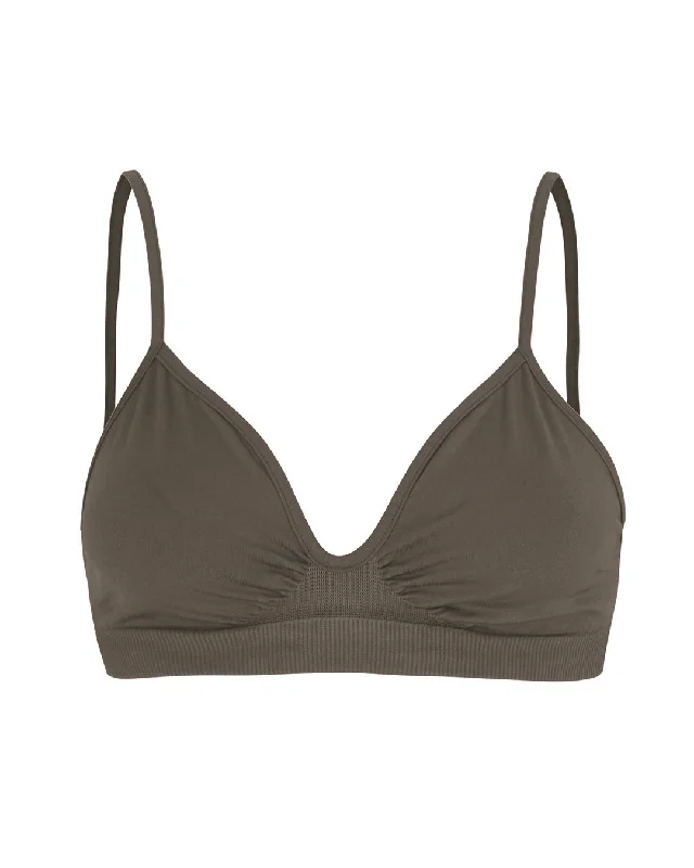 Innovative Design LIBERATED Bra Top | Muddy Grey