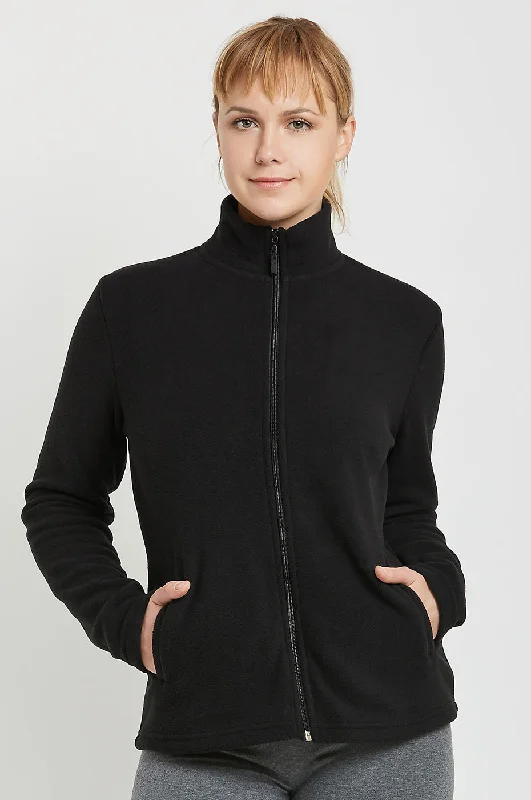 Fresh And Simple SOFRA LADIES POLAR FLEECE JACKET (LPF200_BLACK)