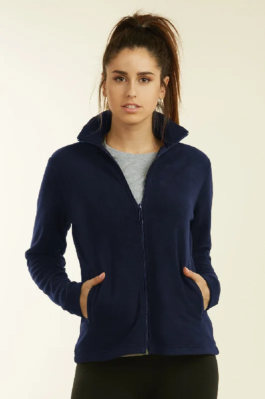 Autumn Selection SOFRA LADIES POLAR FLEECE JACKET (LPF200_NVY)