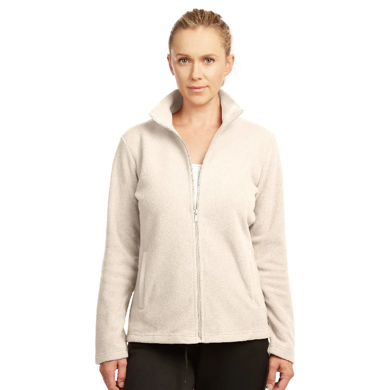Fashionable And Versatile SOFRA LADIES POLAR FLEECE JACKET (LPF200_OAT)